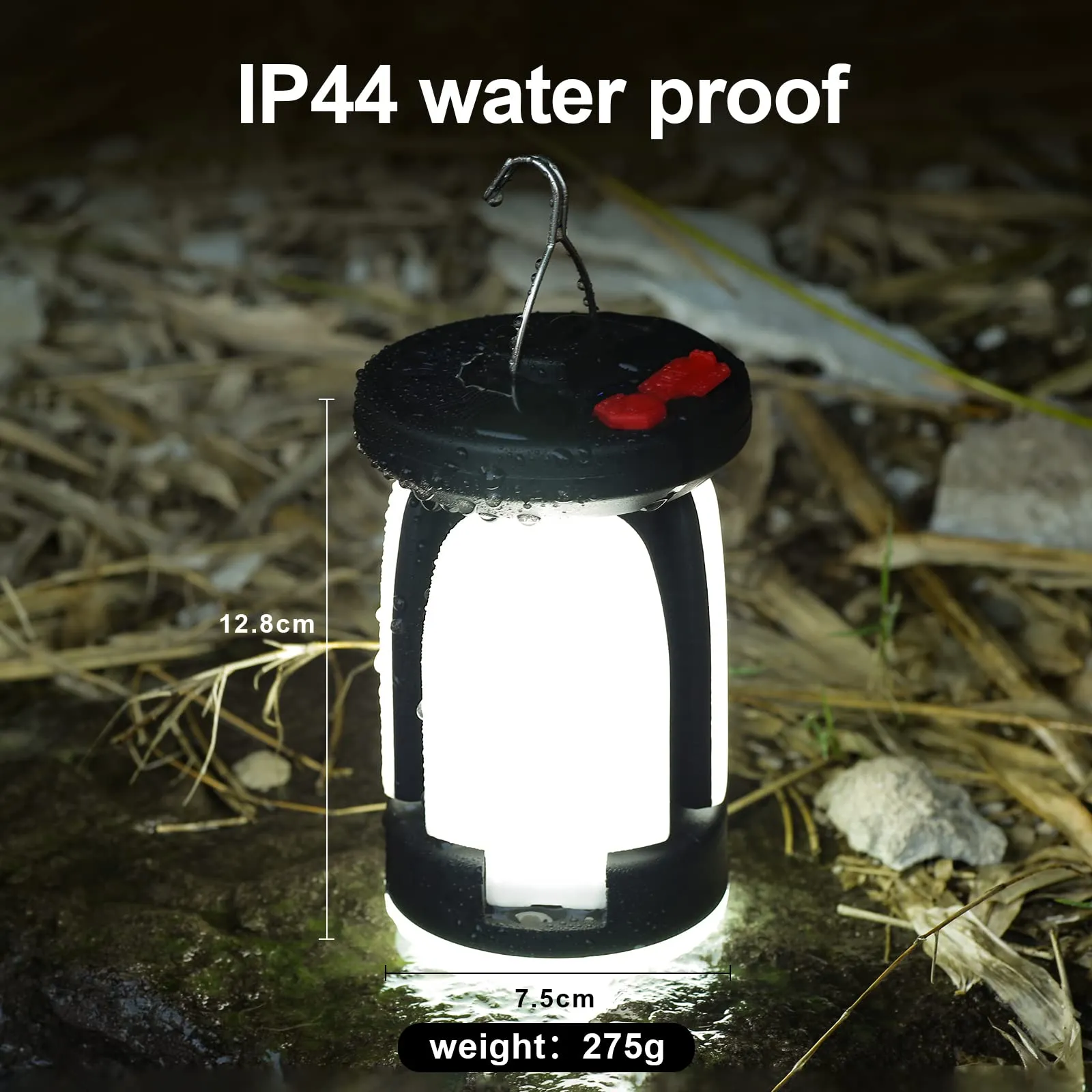 High-Power-Solar-LED-Camping-Lantern-Rechargeable-4500mAh-1000LM-Emergency-Power-Bank-Foldable-6-Light-Modes