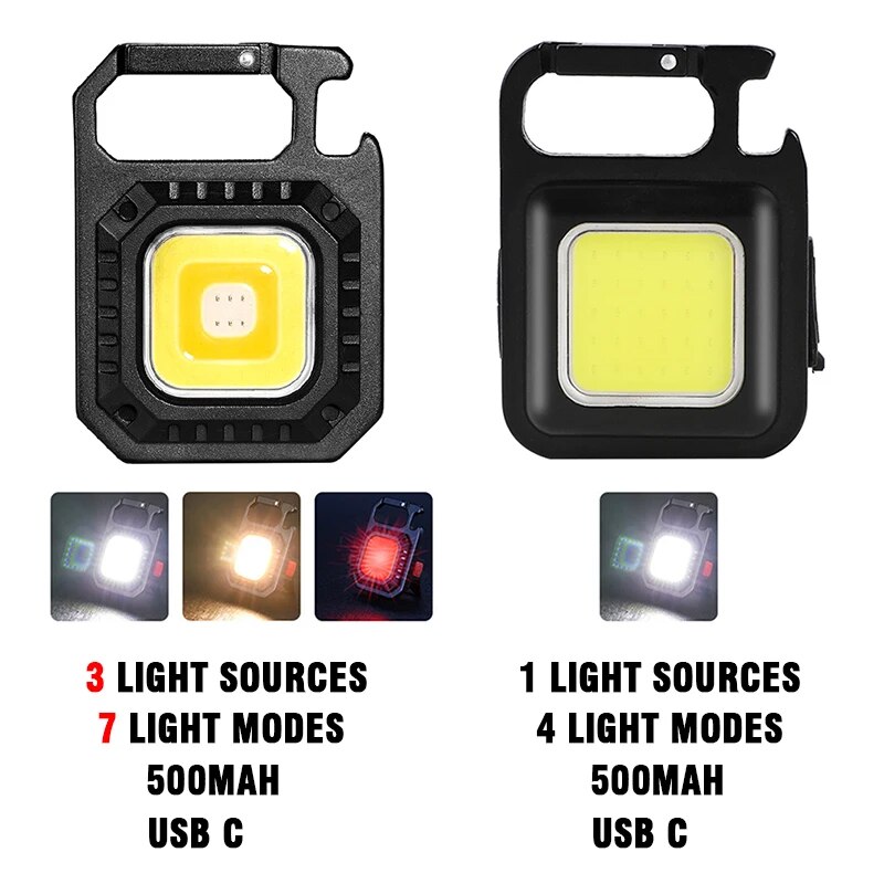 Multifunctional-Mini-Glare-COB-Keychain-Light-USB-Charging-Emergency-Lamps-Strong-Magnetic-Repair-Work-Outdoor-Camping-5