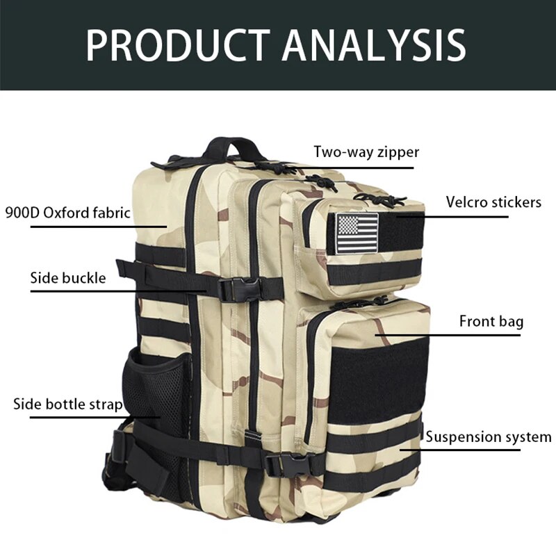 New-25L-45L-Military-Tactical-Backpack-Outdoor-Training-Gym-Bag-Hiking-Camping-Travel-Rucksack-Army-3D-3