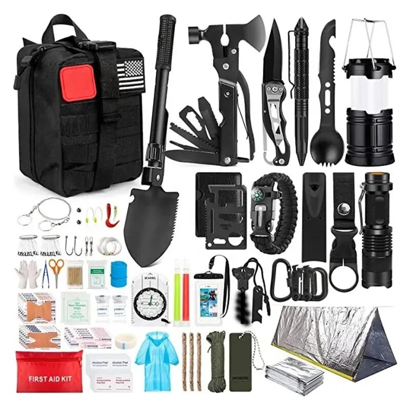 Outdoor-Survival-Kit-First-Aid-Gear-Emergency-IFAK-Military-Full-Set-Self-Defense-Multifunction-Tool-Tactical