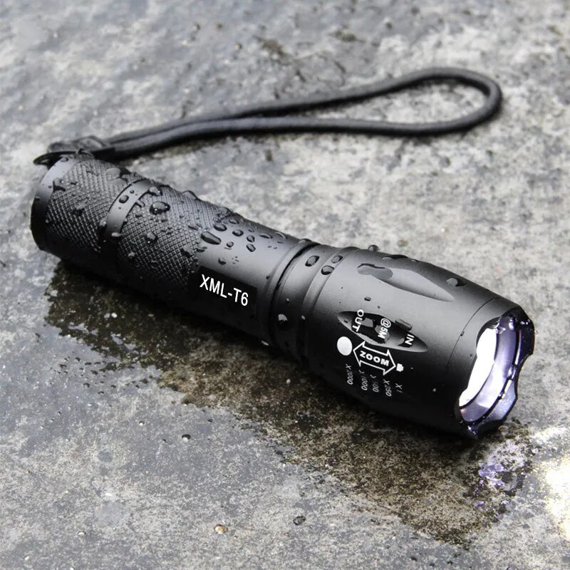 Portable-Powerful-LED-Lamp-XML-T6-Flashlight-Linterna-Torch-Uses-18650-Chargeable-Battery-Outdoor-Camping-Tactics-2