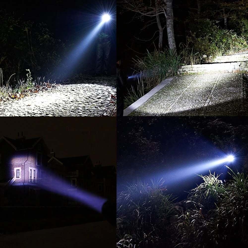 Portable-Powerful-LED-Lamp-XML-T6-Flashlight-Linterna-Torch-Uses-18650-Chargeable-Battery-Outdoor-Camping-Tactics-4