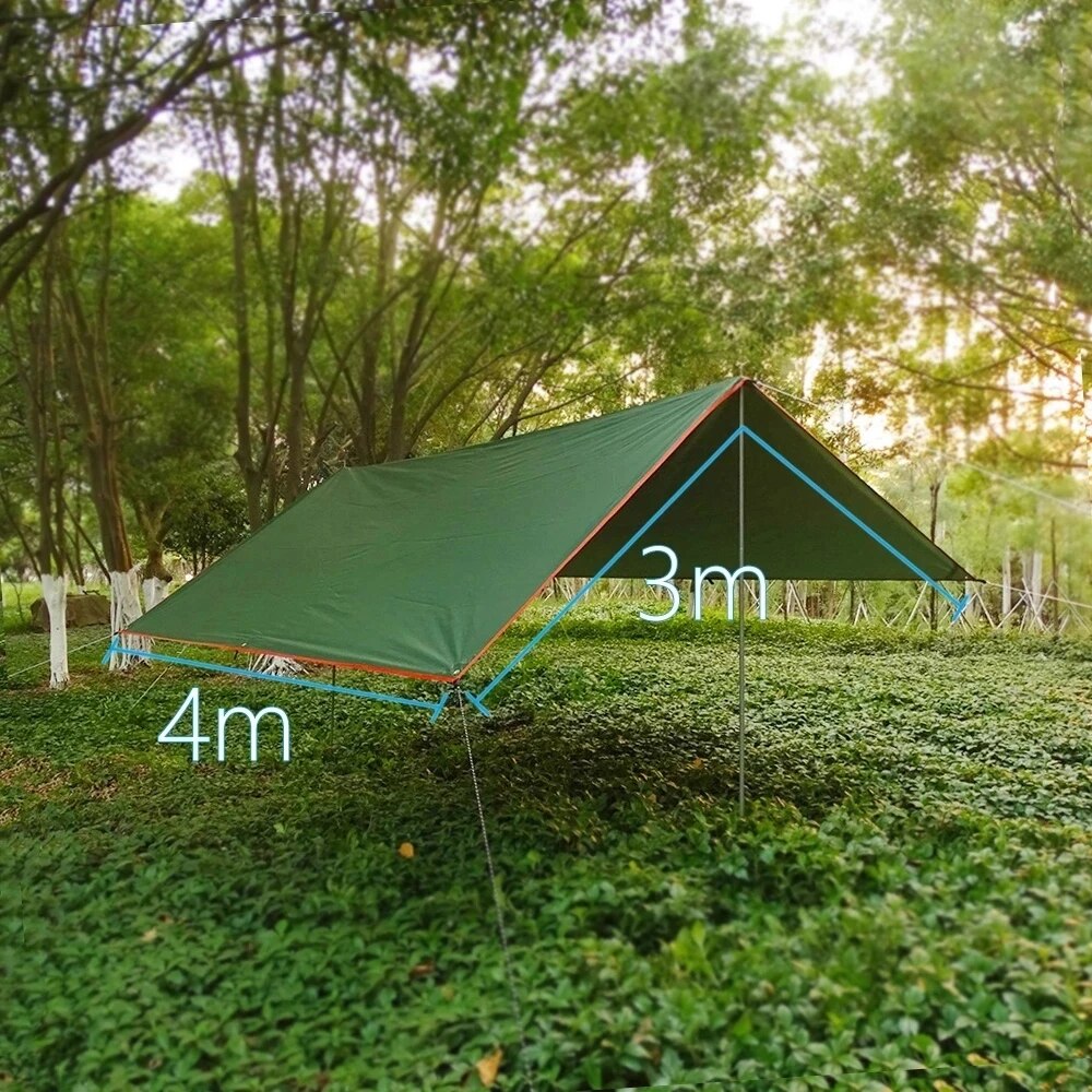 Ultralight-Canvas-Garden-Canopy-Waterproof-Sunshade-Camping-Hammock-Sun-Shelter-for-Beach-and-Outdoor-3x5m-4x3m-2